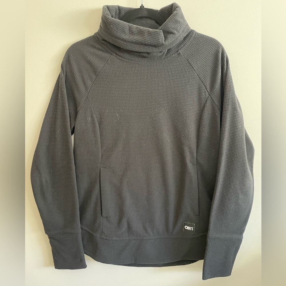 OUTDOOR RESEARCH -Women's Trail Mix Cowl Pullover, black size small